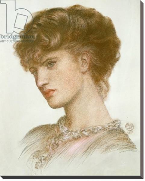 Постер Portrait of Aglaia Coronio 1870 с типом исполнения На холсте без рамы