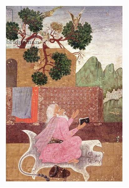 Постер An ascetic on a tigerskin с типом исполнения На холсте в раме в багетной раме 221-03