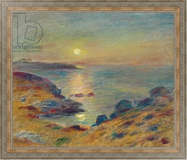 Постер Sunset at Douarnenez, c. 1883 с типом исполнения На холсте в раме в багетной раме 484.M48.310