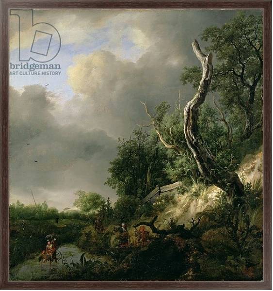 Постер The Dunes near Haarlem с типом исполнения На холсте в раме в багетной раме 221-02