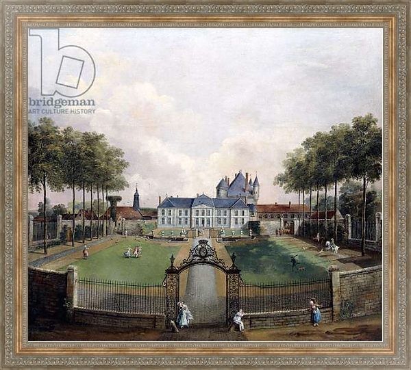 Постер Views of the Chateau de Mousseaux and its Gardens, с типом исполнения На холсте в раме в багетной раме 484.M48.310