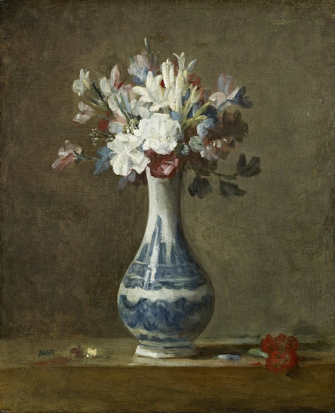 Постер A Vase of Flowers с типом исполнения На холсте без рамы