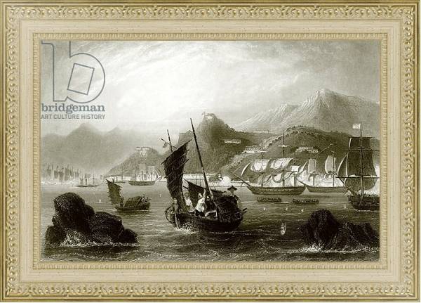 Постер The island of Amoy с типом исполнения Акварель в раме в багетной раме 484.M48.725