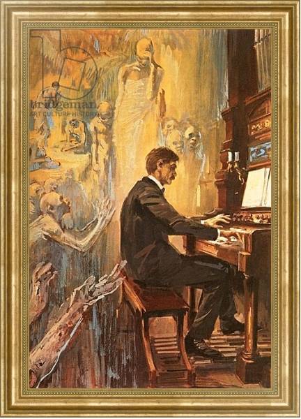 Постер Albert Schweitzer was an exceptionally fine organist с типом исполнения На холсте в раме в багетной раме NA033.1.051