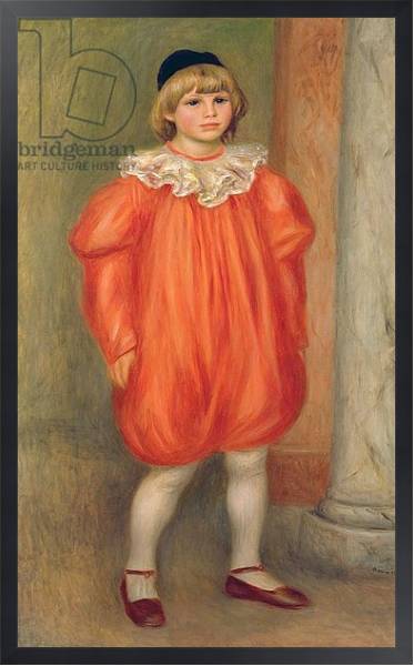 Постер Claude Renoir in a clown costume, 1909 с типом исполнения На холсте в раме в багетной раме 1727.8010