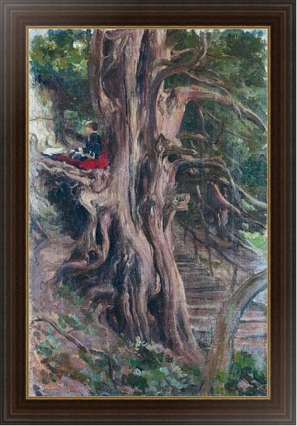 Постер Деревья в кливдене с типом исполнения На холсте в раме в багетной раме 1.023.151