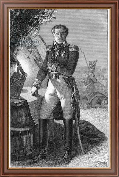Постер Portrait of Laurent de Gouvion Saint-Cyr, Marquis de Gouvion and Marshal of France с типом исполнения На холсте в раме в багетной раме 35-M719P-83