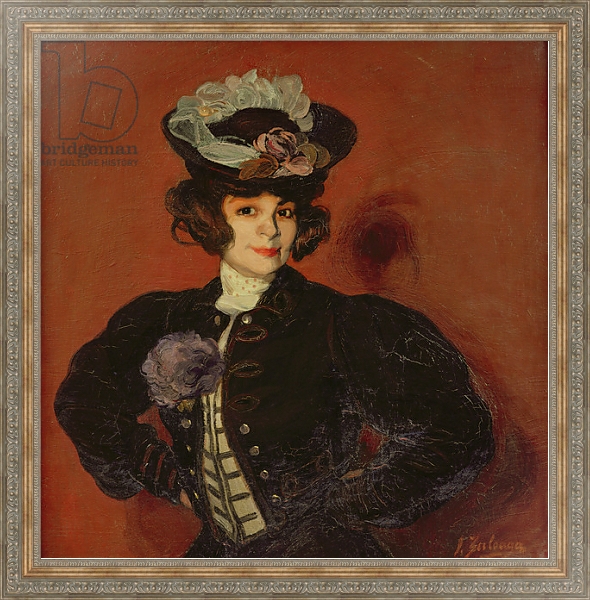Постер Portrait of a Woman 12 с типом исполнения На холсте в раме в багетной раме 484.M48.310
