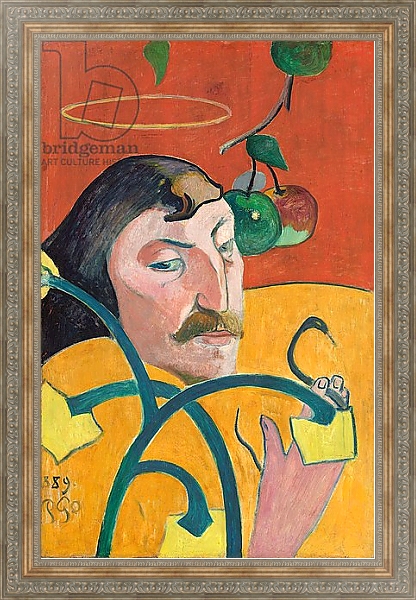 Постер Self-Portrait, 1889 с типом исполнения На холсте в раме в багетной раме 484.M48.310