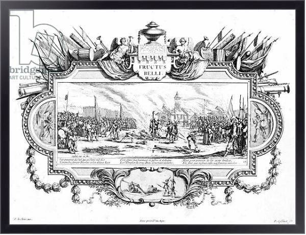Постер The Pyre, plate 13 of 'The Miseries and Misfortunes of War', Fructus Belli с типом исполнения На холсте в раме в багетной раме 221-01