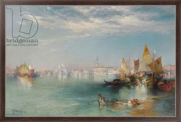 Постер Grand Canal, Venice, 1901 с типом исполнения На холсте в раме в багетной раме 221-02