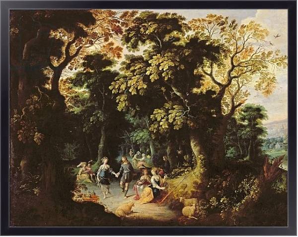 Постер The Dance in the Forest с типом исполнения На холсте в раме в багетной раме 221-01