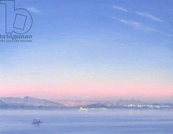 Постер Dawn over Lake Piccola с типом исполнения На холсте без рамы