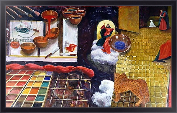 Постер The Making of Vermilion, 2003 с типом исполнения На холсте в раме в багетной раме 221-01