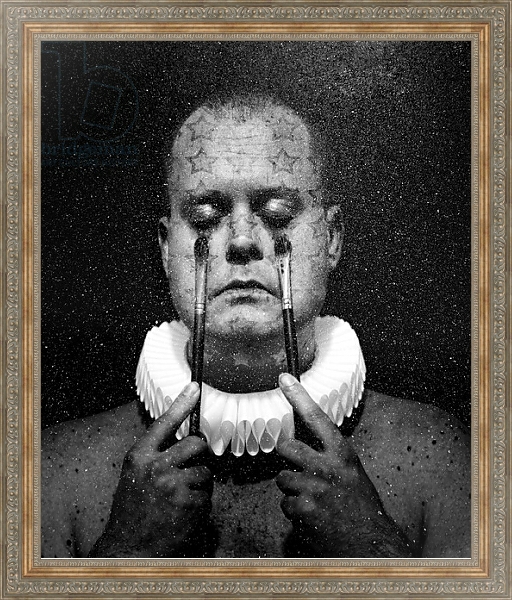 Постер A clowns death 5 с типом исполнения На холсте в раме в багетной раме 484.M48.310