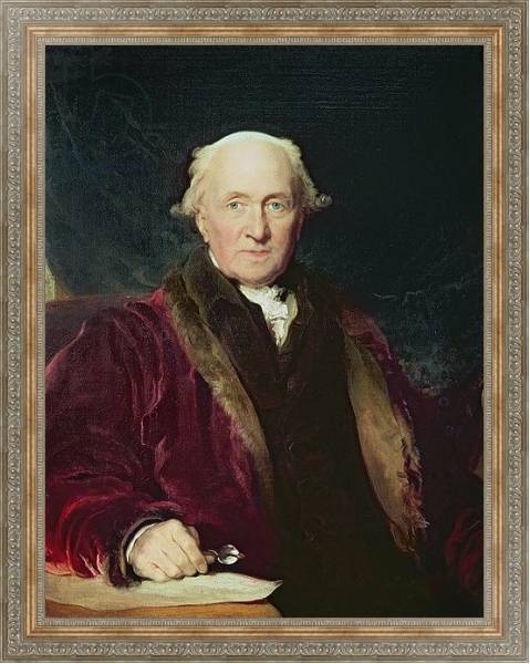 Постер John Julius Angerstein, 1816 с типом исполнения На холсте в раме в багетной раме 484.M48.310