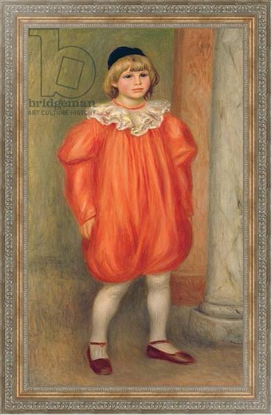 Постер Claude Renoir in a clown costume, 1909 с типом исполнения На холсте в раме в багетной раме 484.M48.310
