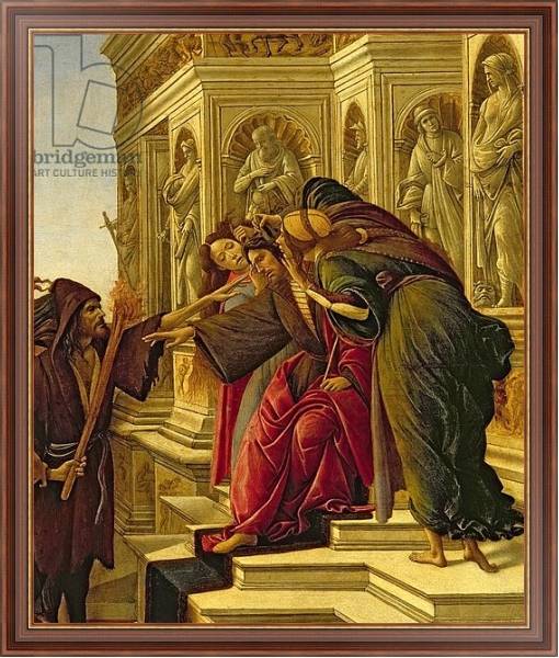 Постер Calumny of Apelles, 1497-98 2 с типом исполнения На холсте в раме в багетной раме 35-M719P-83