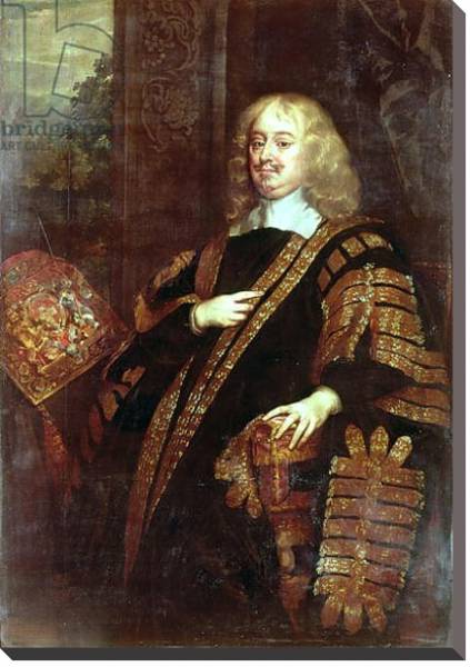 Постер The Earl of Clarendon, Lord High Chancellor с типом исполнения На холсте без рамы