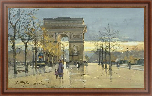 Постер Arc de Triomphe с типом исполнения На холсте в раме в багетной раме 35-M719P-83