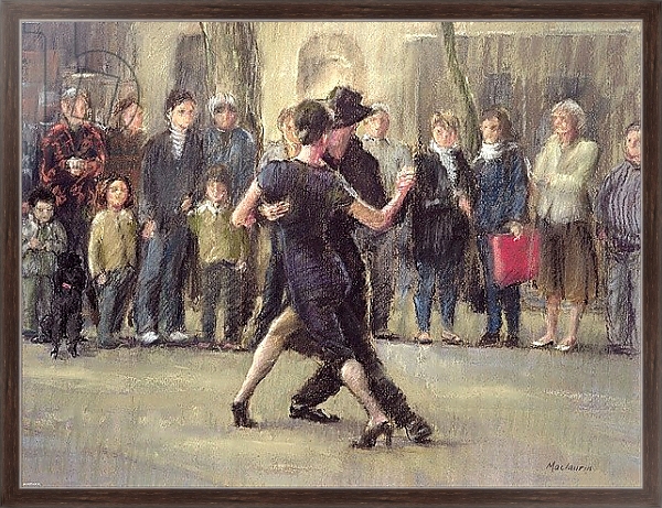 Постер Street Tango с типом исполнения На холсте в раме в багетной раме 221-02
