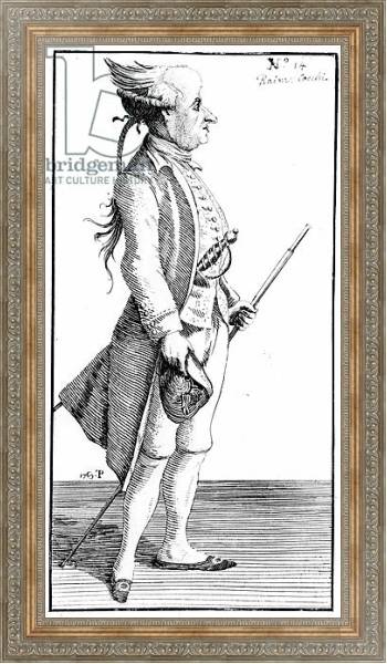 Постер Caricature of Raimondo Cocchi с типом исполнения На холсте в раме в багетной раме 484.M48.310