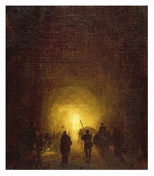 Постер The Posillipo Cave at Naples с типом исполнения На холсте в раме в багетной раме 221-03