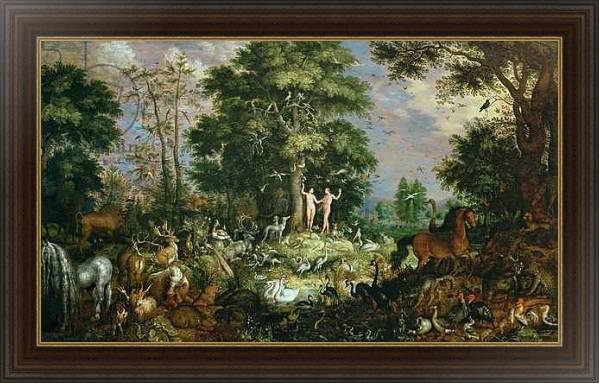 Постер Garden of Eden с типом исполнения На холсте в раме в багетной раме 1.023.151