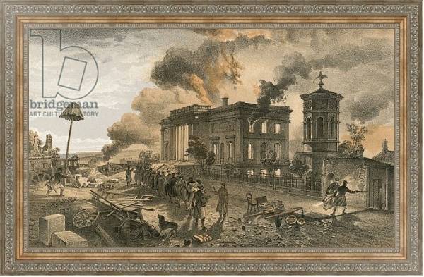 Постер Public Library and Temple of the Winds с типом исполнения На холсте в раме в багетной раме 484.M48.310