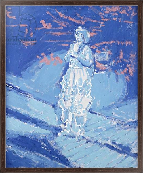 Постер Miss Hilda Glyder on Stage, с типом исполнения На холсте в раме в багетной раме 221-02