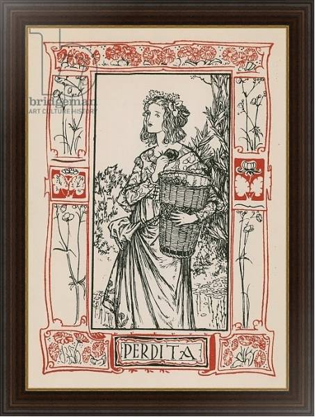Постер Perdita, A Winter's Tale с типом исполнения На холсте в раме в багетной раме 1.023.151