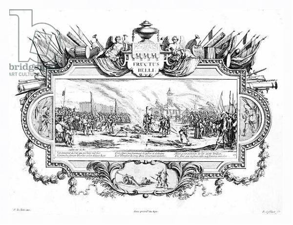 Постер The Pyre, plate 13 of 'The Miseries and Misfortunes of War', Fructus Belli с типом исполнения На холсте в раме в багетной раме 221-03