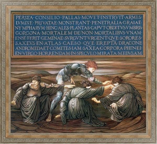 Постер Perseus and the Graiae, 1877 с типом исполнения На холсте в раме в багетной раме 484.M48.310