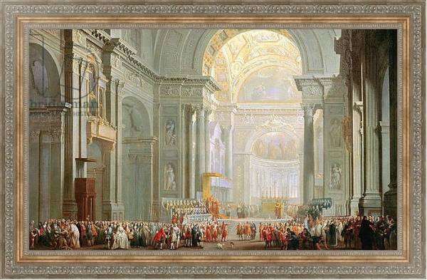 Постер Interior of a St. Peter's, Rome с типом исполнения На холсте в раме в багетной раме 484.M48.310