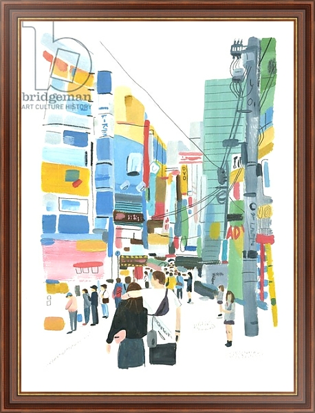 Постер Akihabara, 2015 с типом исполнения На холсте в раме в багетной раме 35-M719P-83