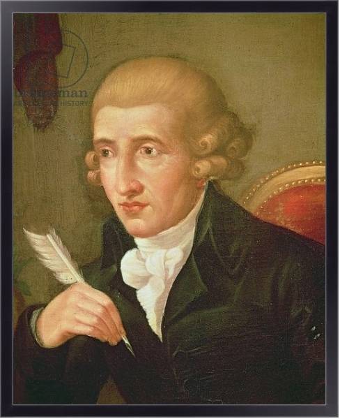 Постер Portrait of Joseph Haydn с типом исполнения На холсте в раме в багетной раме 221-01