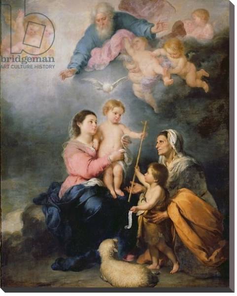 Постер The Holy Family or The Virgin of Seville с типом исполнения На холсте без рамы