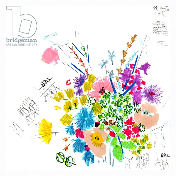 Постер Floral Sketch, 2014 с типом исполнения На холсте в раме в багетной раме 221-03