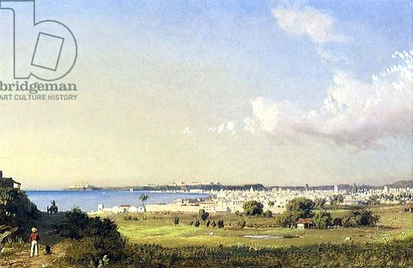 Постер Havana Bay, Cuba. c.1854-61 с типом исполнения На холсте без рамы