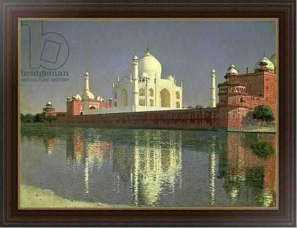 Постер The Taj Mahal, 1874-76 с типом исполнения На холсте в раме в багетной раме 1.023.151