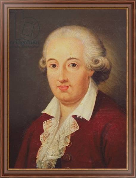 Постер Portrait of Domenico Cimarosa с типом исполнения На холсте в раме в багетной раме 35-M719P-83