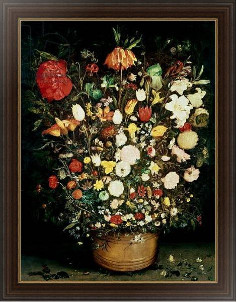 Постер Vase of Flowers с типом исполнения На холсте в раме в багетной раме 1.023.151