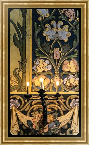 Постер The Mantlepiece, 2016, from the series Eglise Russe, с типом исполнения На холсте в раме в багетной раме NA033.1.051