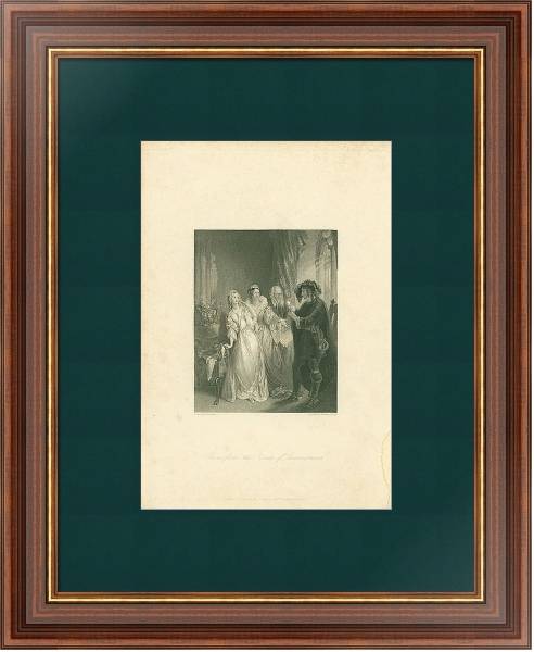 Постер Scene from the Bride of Lammermoor с типом исполнения С оформлением в багетной раме 35-M719P-83