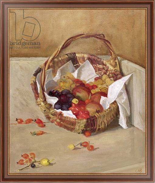 Постер Basket of Fruit с типом исполнения На холсте в раме в багетной раме 35-M719P-83