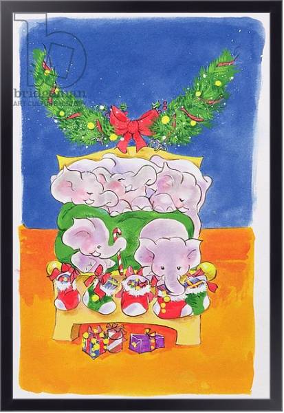 Постер Christmas Morning с типом исполнения На холсте в раме в багетной раме 221-01