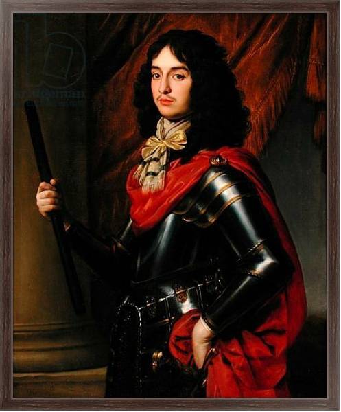 Постер Portrait of Prince Edward of the Palatinate in Armour с типом исполнения На холсте в раме в багетной раме 221-02