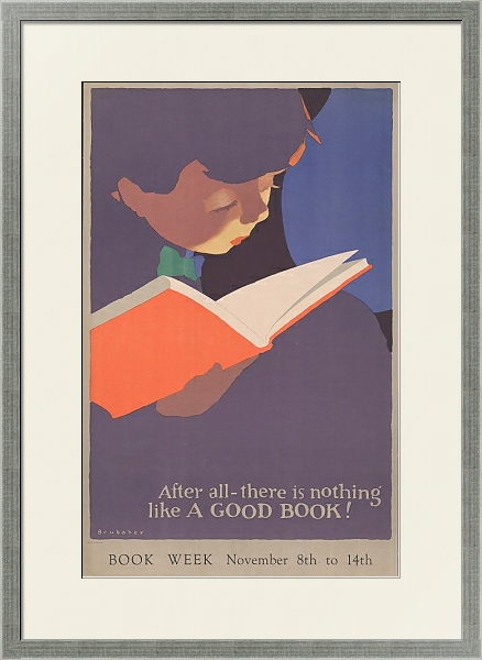 Постер After all; there is nothing like a good book! с типом исполнения Под стеклом в багетной раме 1727.2510