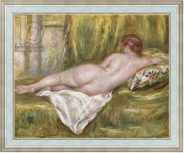 Постер Reclining Nude from the Back, Rest after the Bath, c.1909 с типом исполнения На холсте в раме в багетной раме NA053.0.114