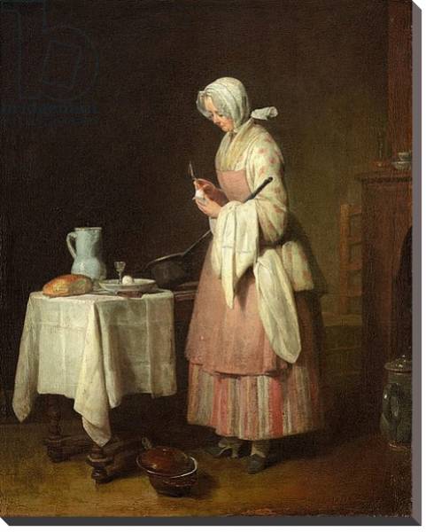 Постер The Attentive Nurse, 1747 с типом исполнения На холсте без рамы